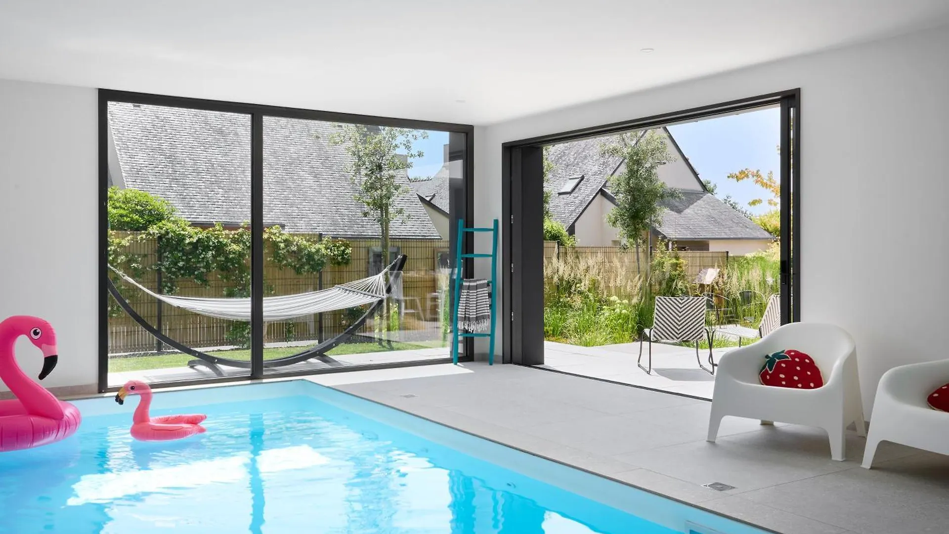 Magnifique Villa Contemporaine, Piscine Interieure Chauffee 29 Degres, Classee 5 Etoiles 康布里特